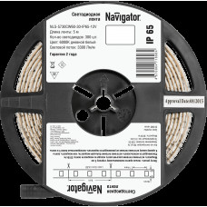 Светодиодная лента Navigator 71 698 NLS-5730CW60-30-IP65-12V R5
