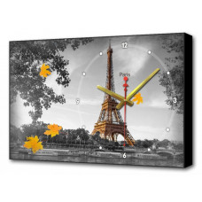Настенные часы (60х37 см) Осенний Париж BL-2106 Brilliant