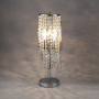 Настольная лампа декоративная Eurosvet Flower 01035/2 хром/прозрачный хрусталь Strotskis